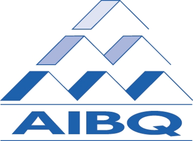 Logo of AIBC, an organization that monitors the building inspection industry in Quebec.